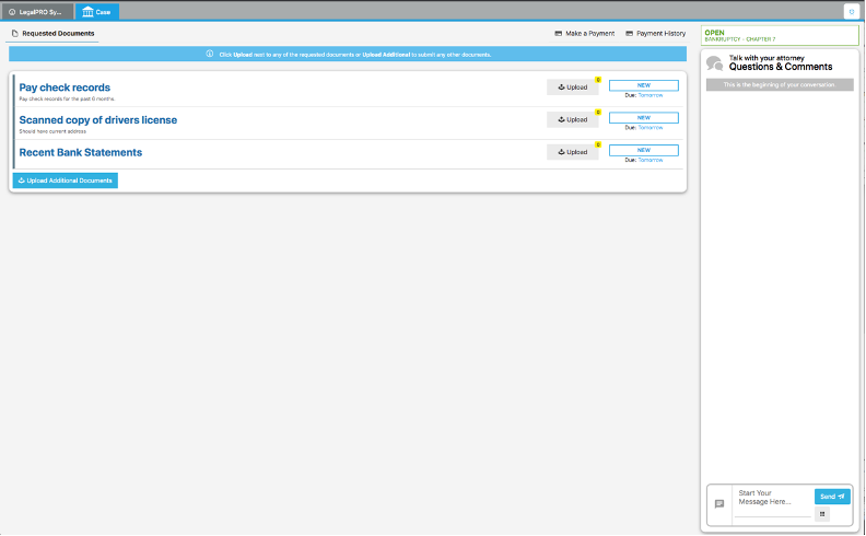 Jubilee: Online Bankruptcy Software