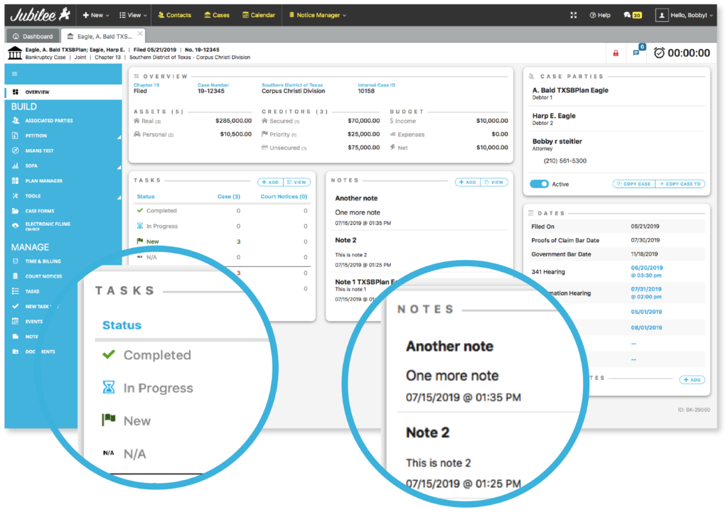 Jubilee: Online Bankruptcy Software