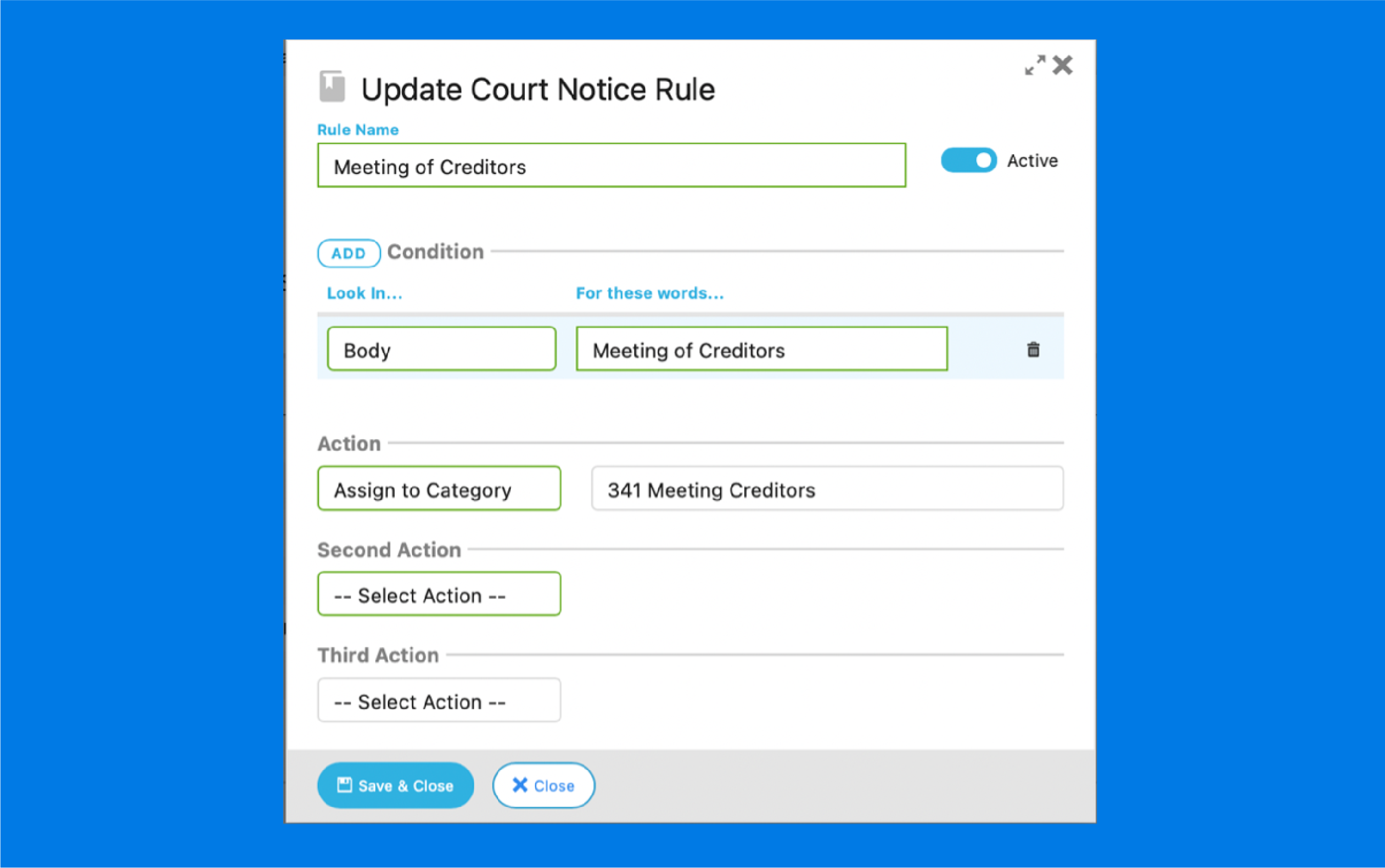 New Feature – Jubilee Notices Mail Rules